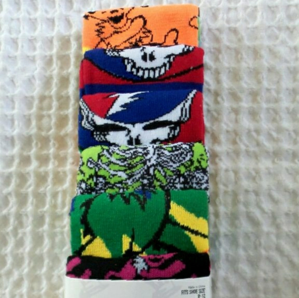 Greatful Dead 6pk Socks
